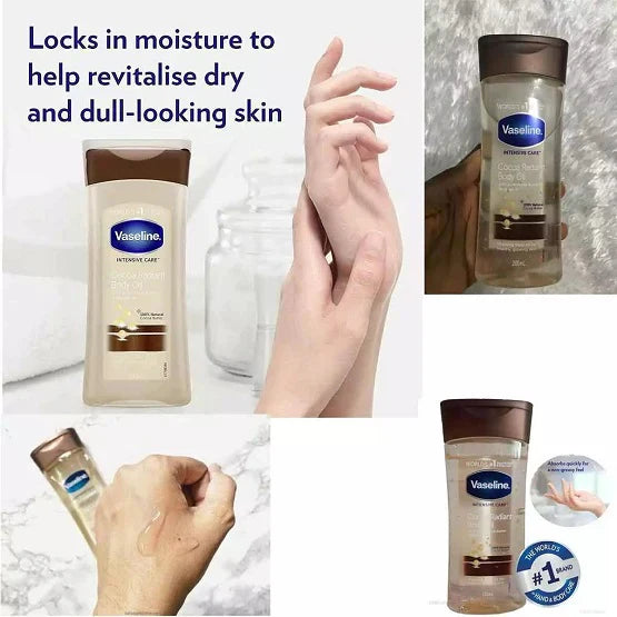 Vaseline intensive Care Cocoa Radiant  Body Oil (200ml) – Story Brand